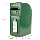 Irish Green Cast Iron Post Box.