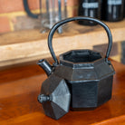 Black Cast Iron Kettle | Rustic Lantern Style.