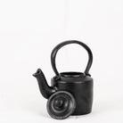 Small Black Cast Iron Kettle.