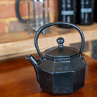 Black Cast Iron Kettle | Rustic Lantern Style.