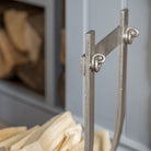 Metal Kindling Holder.