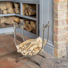 Metal Kindling Holder.