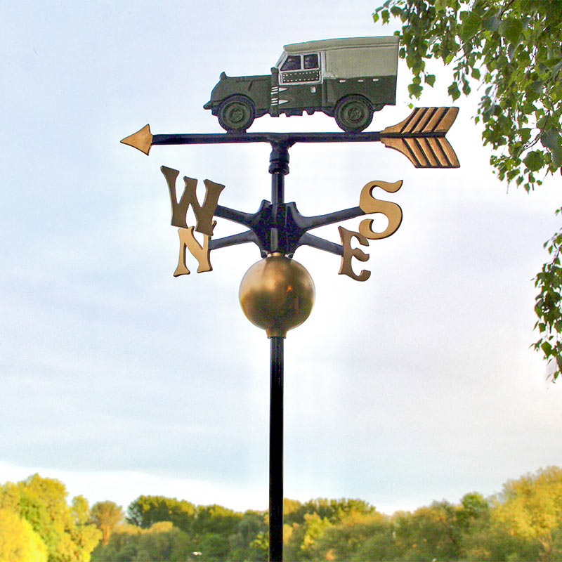 Metal Land Rover Weathervane.