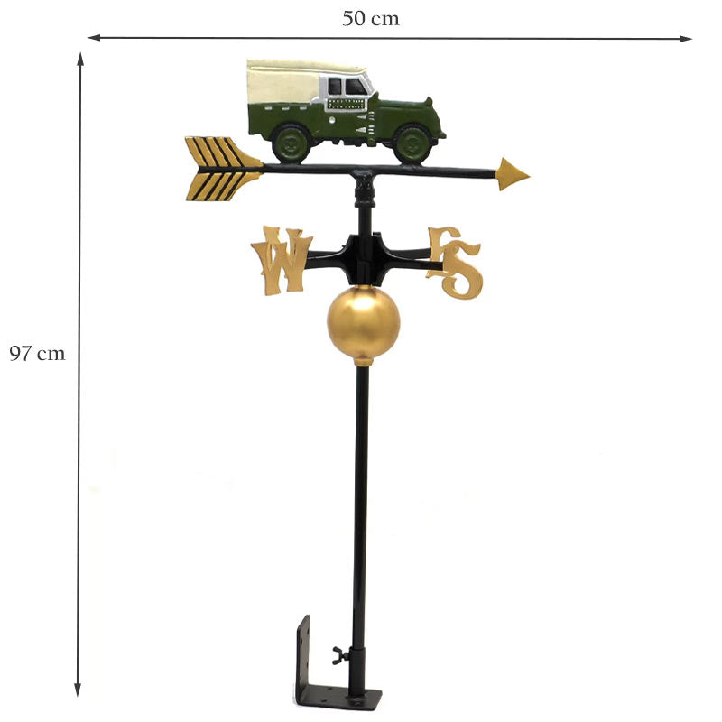 Metal Land Rover Weathervane.