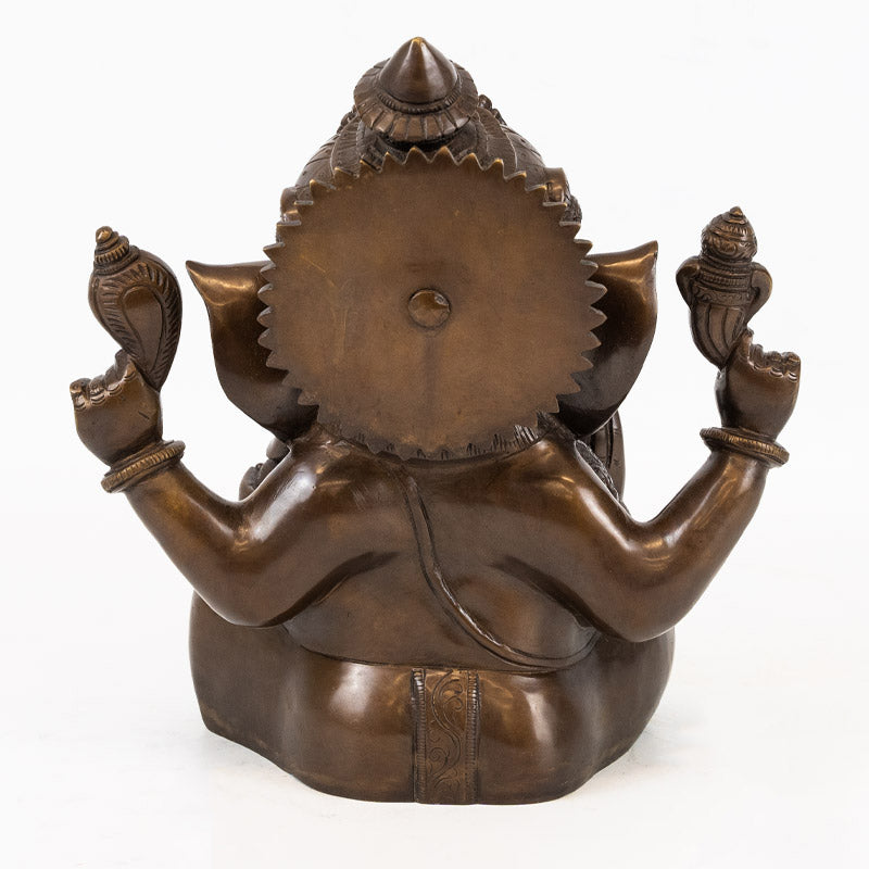Lord Ganesha Solid Brass Ganesh Statue.