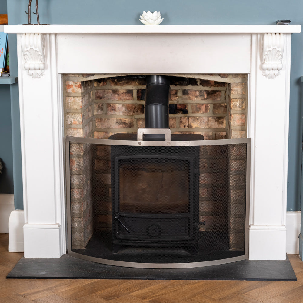 Curved Fire Screen / Fire Guard - 90cm.