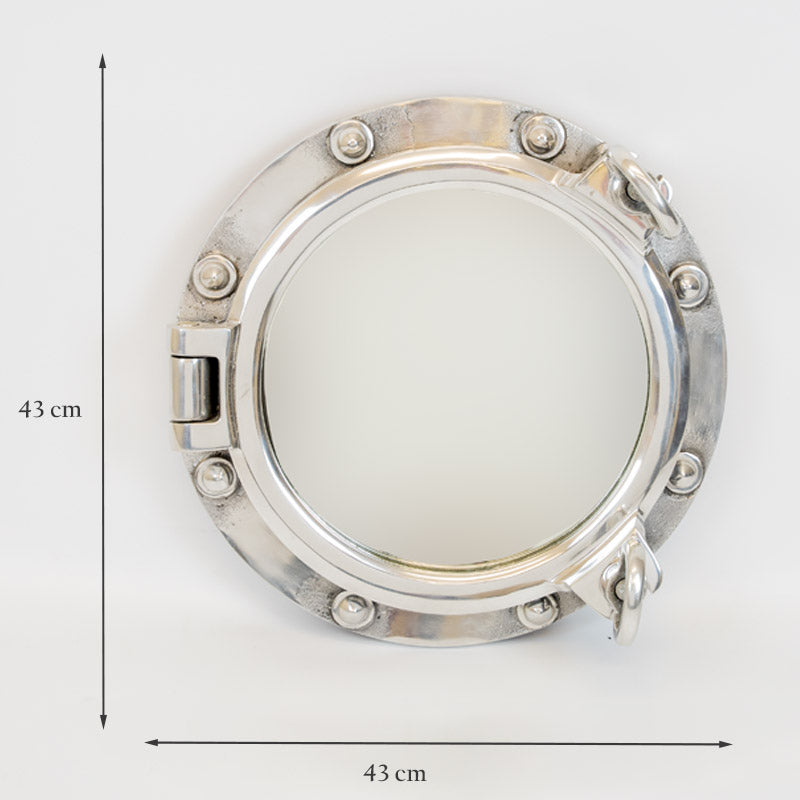 Large Porthole Mirror.