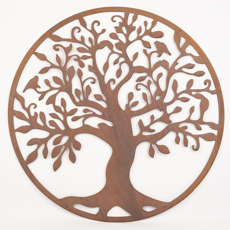 Large Rustic Tree Of Life Wall Art Metal.