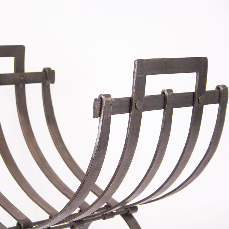 Iron Linear Log Holder.