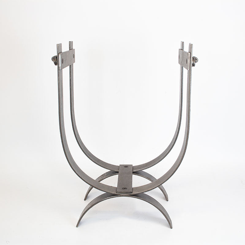 Iron Log Holder.