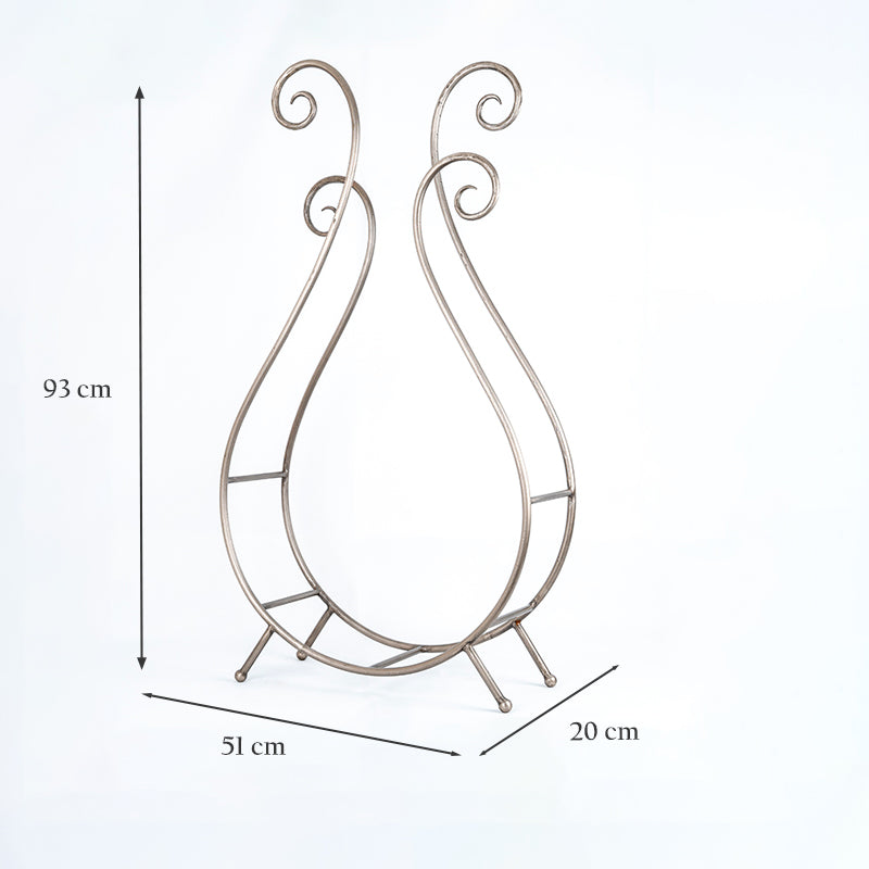 Large Handmade Indoor Log Storage Holder.