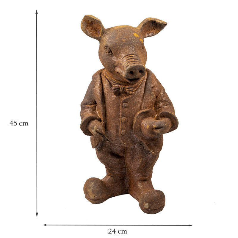 Mr Pig Statue.