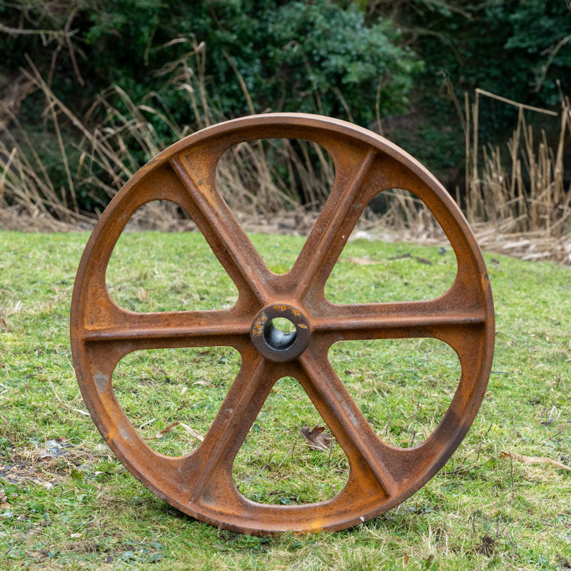 Cast Iron Shepherds Hut Wheel 20 Inches.