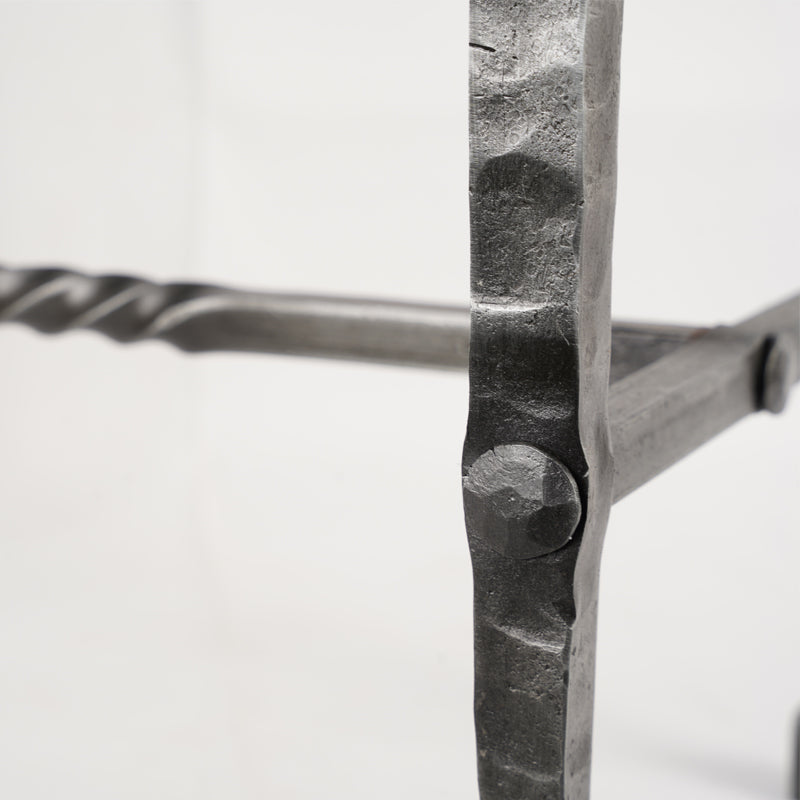 Hand Forged Small Side Table.