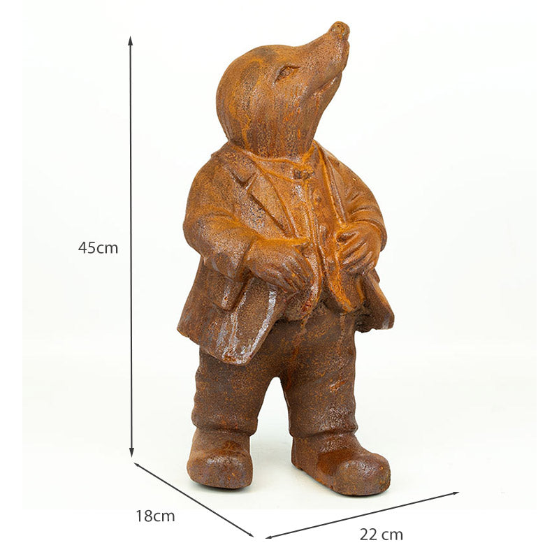 Mr Mole Garden Statue | Wind in the Willows Character.