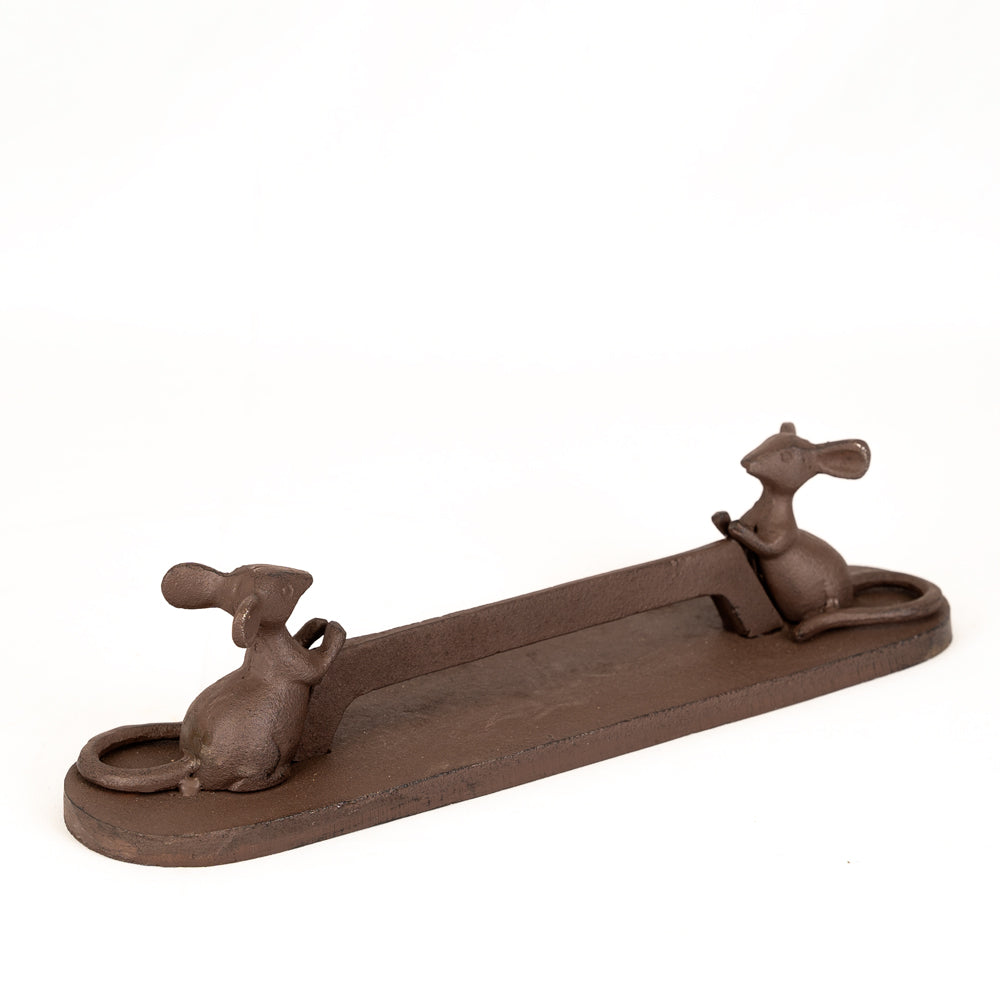 Cast Iron Mice Boot Scraper.