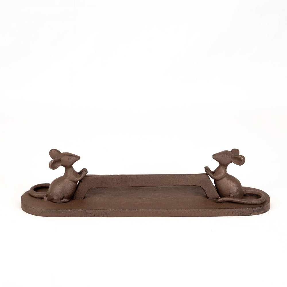 Cast Iron Mice Boot Scraper.