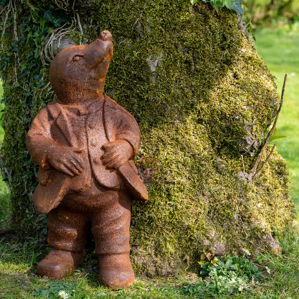 Mr Mole Garden Statue | Wind in the Willows Character.