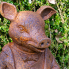 Mr Pig Statue.
