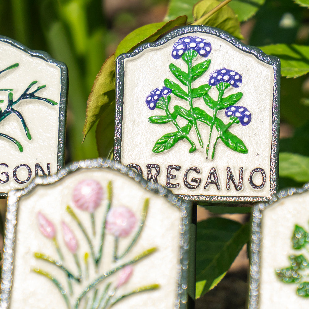 Set of Ten Herb Garden Markers.