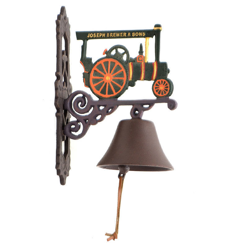 Cast Iron Traction Steam Engine Outdoor Bell.