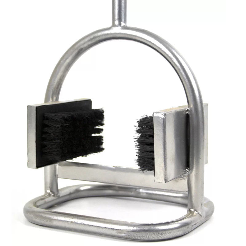 Outdoor Pole Garden Boot Scraper and Brush.