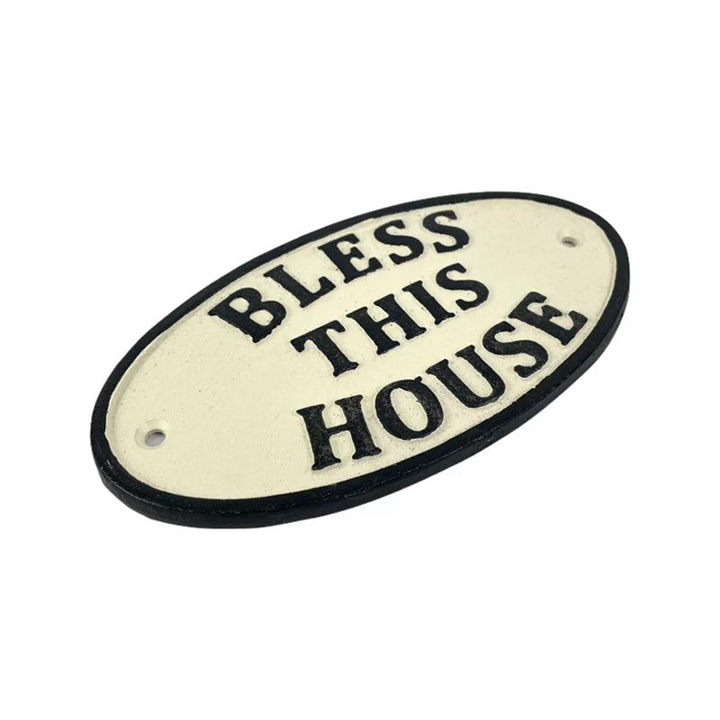Bless This House Small Welcoming Sign.