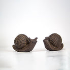 Pair of Snail Garden Ornaments.