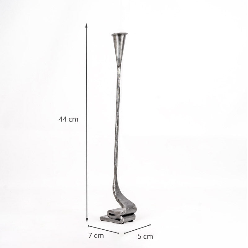 Pair of 'Burley' Hand Forged Candle Holders.