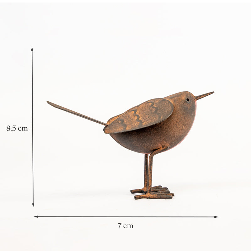 Pair of Metal Tin Robins.
