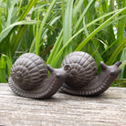 Pair of Snail Garden Ornaments.