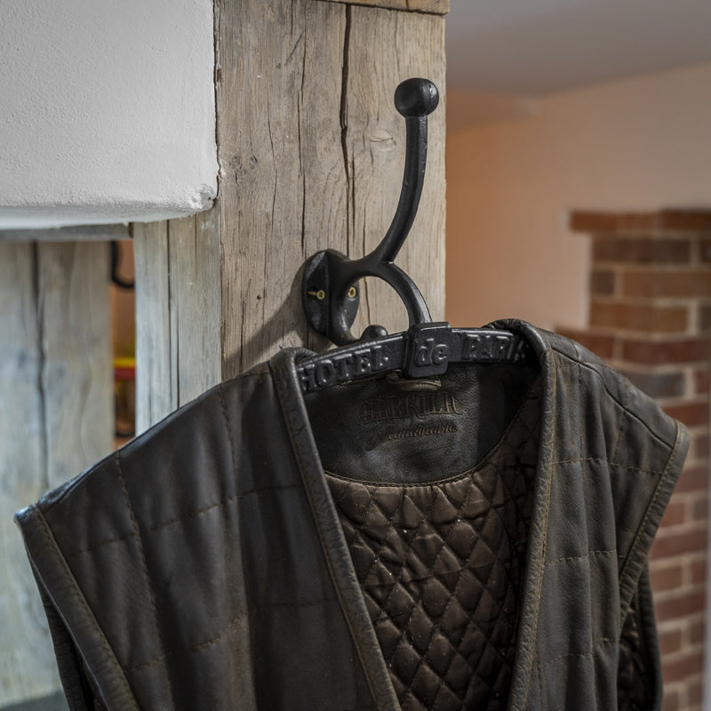 Hotel De Paris' Iron Valet Coat Hook.