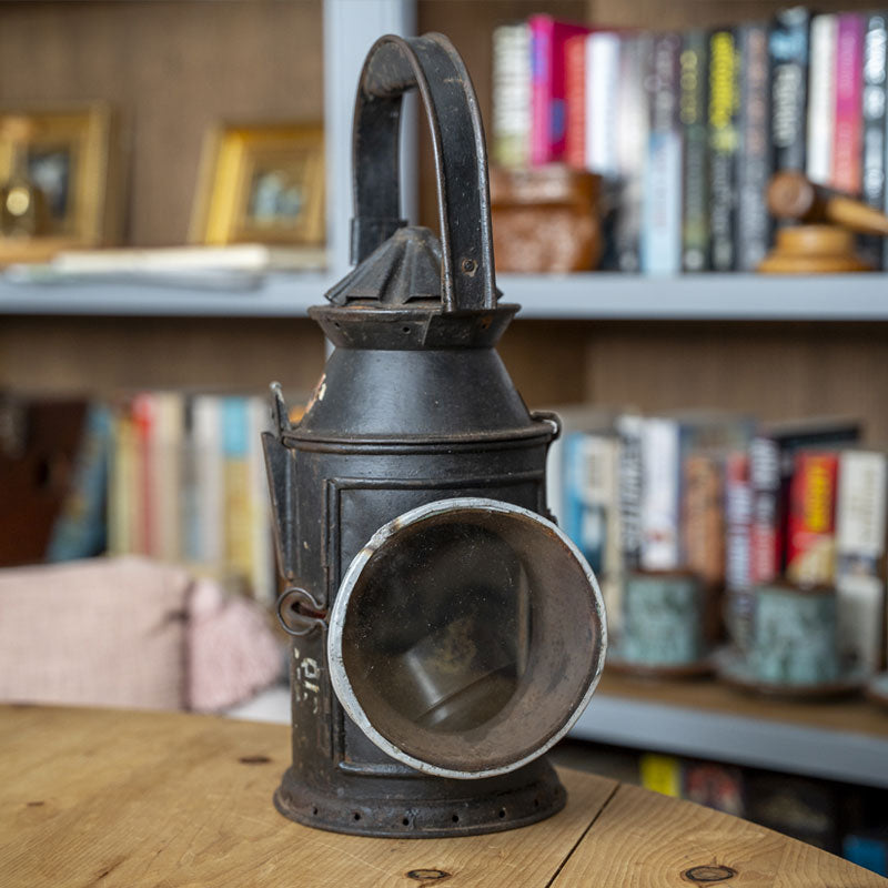 Original Old Vintage Railway Lamp.