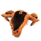 Rusty Cast Iron Rams Head.