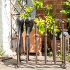 Large Rectangular Metal Welly Boot Rack.