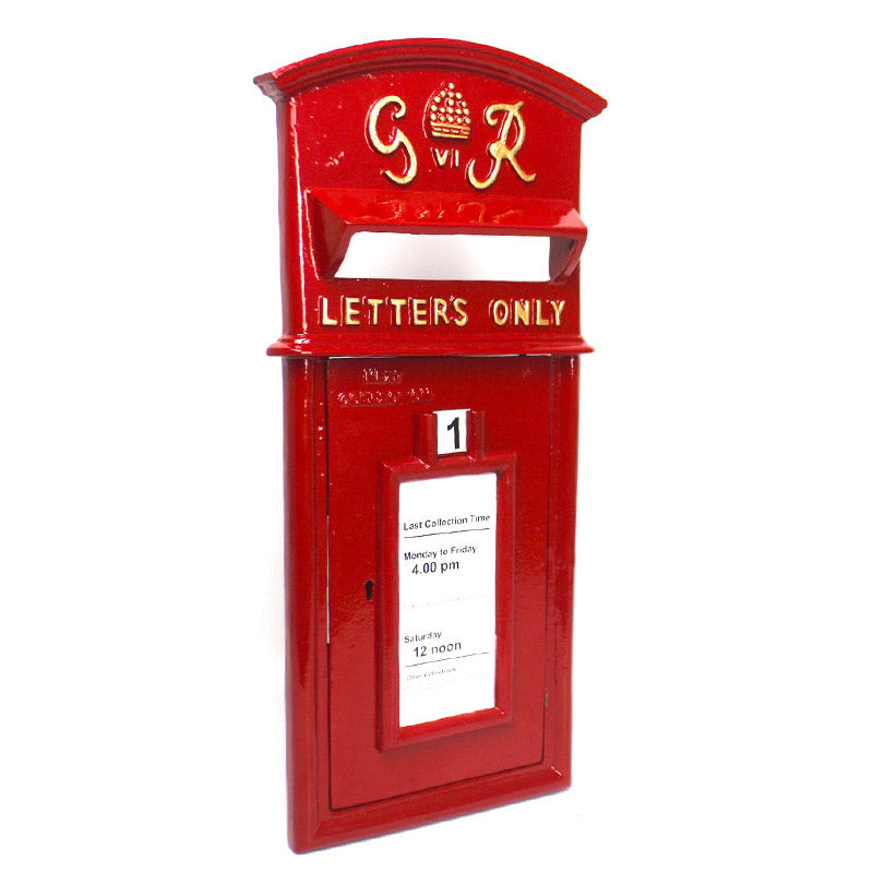 George Rex Red GR Post Box Front.