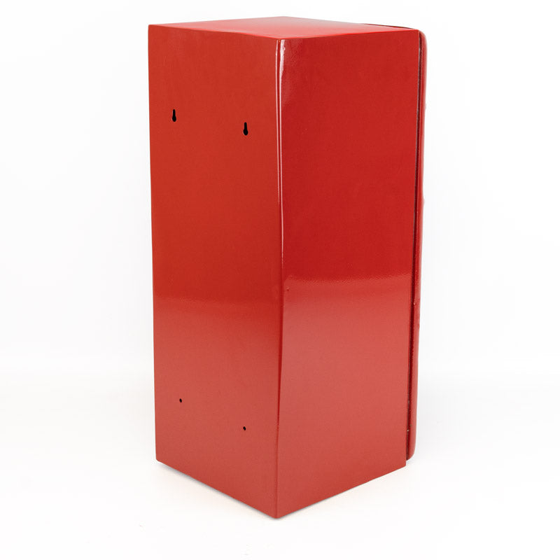 Red ER Wall Mounted Post Box.