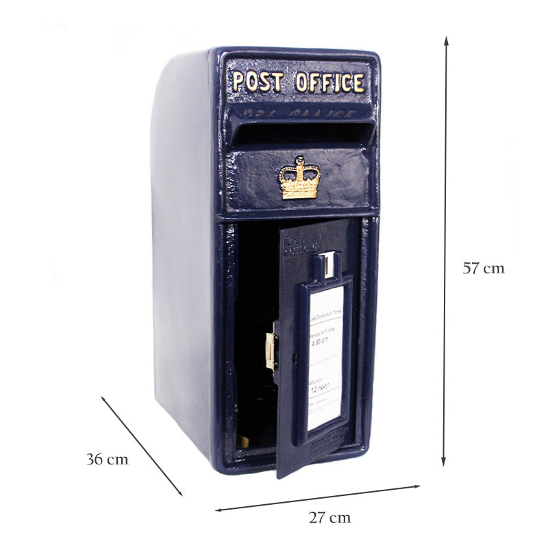 Scottish Post Box Crown in Royal Blue.