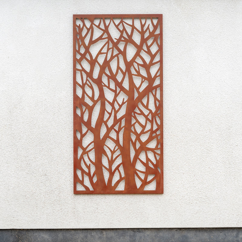 Two Trees Design Garden Screen Wall Art.