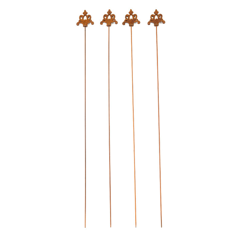 Set of Four Garden Plant Stakes.