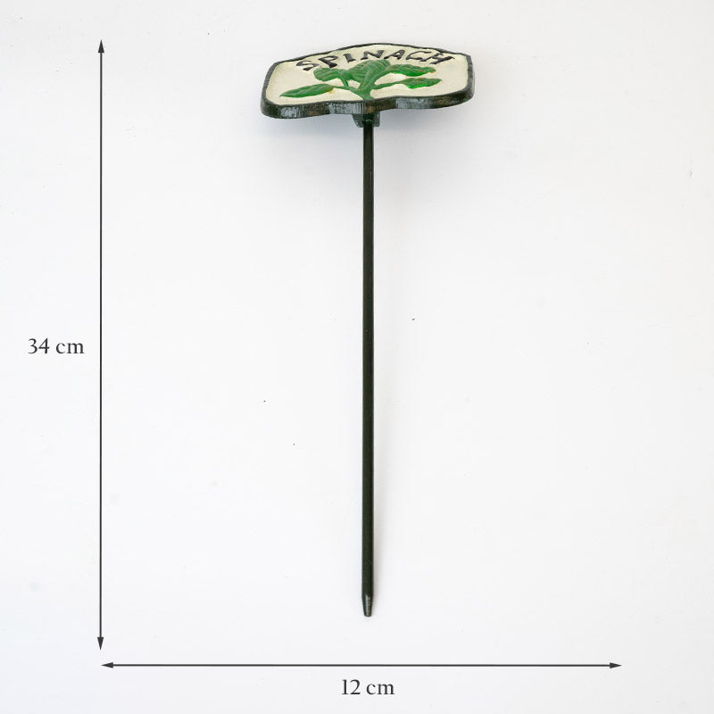 Set of Six Salad Garden Markers.