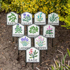 Set of Ten Herb Garden Markers.