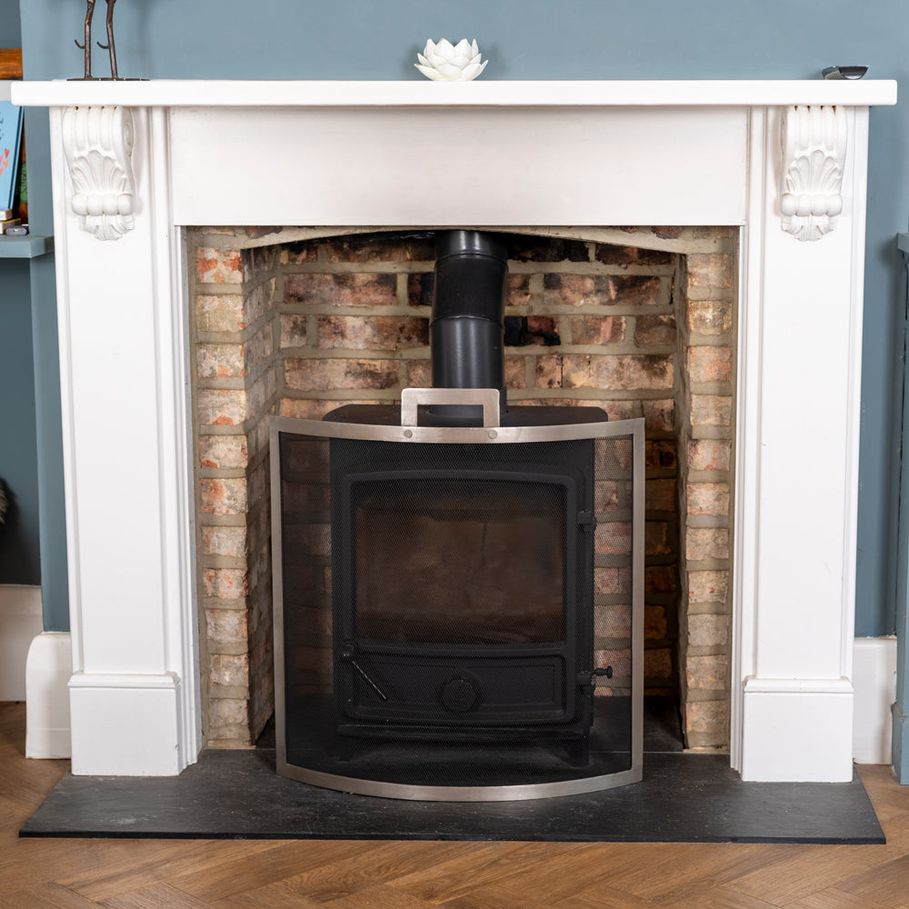 Curved Fire Screen / Fire Guard - 60cm.