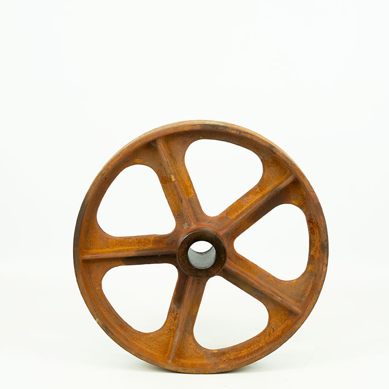Cast Iron Shepherds Hut Wheel 14 Inches.
