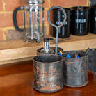 Small Metal Spice Planter | Three-Section Herb Holder.