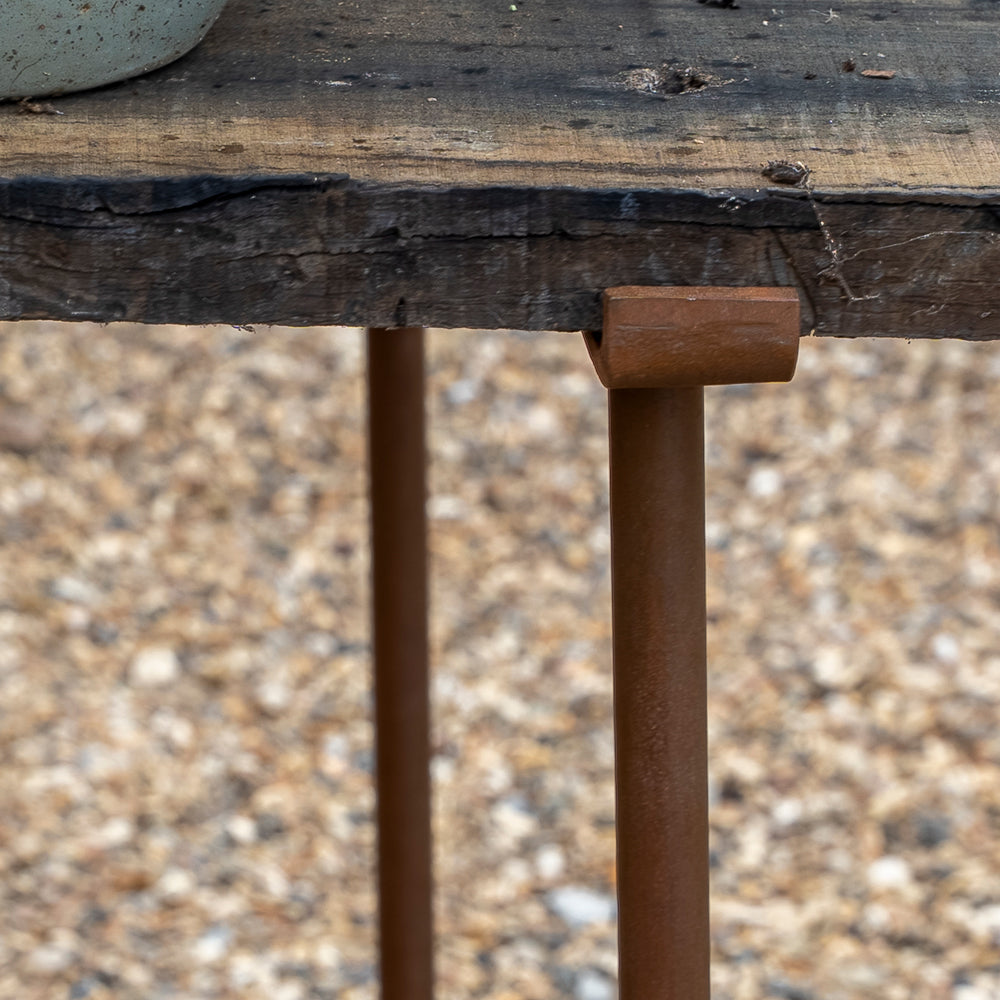 Heavy Duty Cast Iron Table Stands | Pair of Rustic Table Legs.