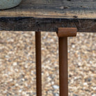 Heavy Duty Cast Iron Table Stands | Pair of Rustic Table Legs.