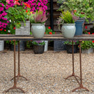 Heavy Duty Cast Iron Table Stands | Pair of Rustic Table Legs.