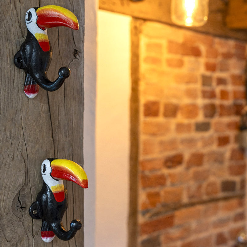 Pair of Toucan Coat Hooks.