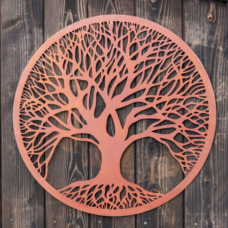 Wall Art Rustic Tree Of Life with Roots.